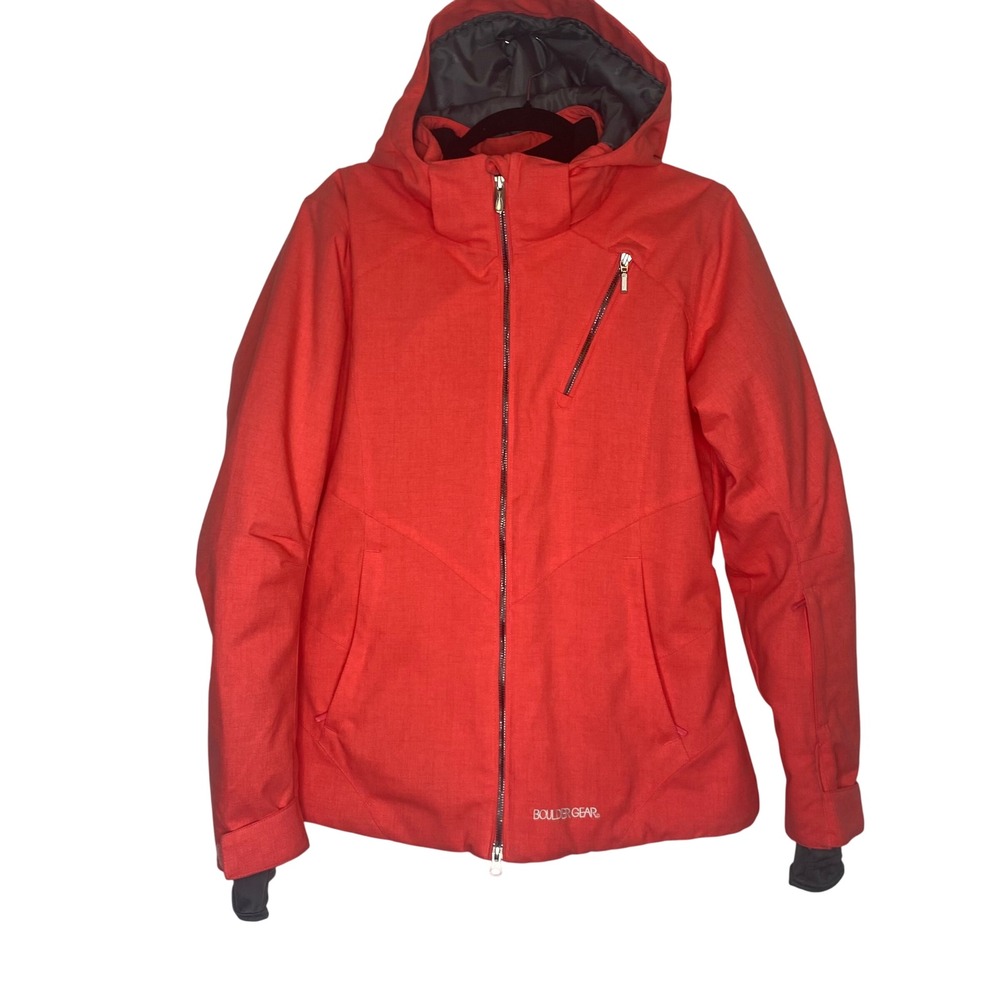 Boulder Gear Womens Coral Ski Jacket Sz M Hooded Insulated‎ Winter Snow Coat